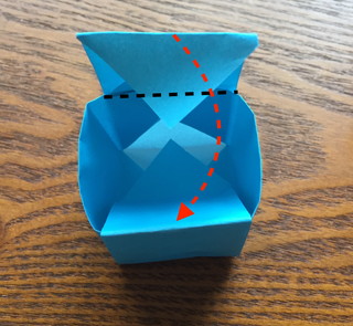 ふたつきの箱の折り方15